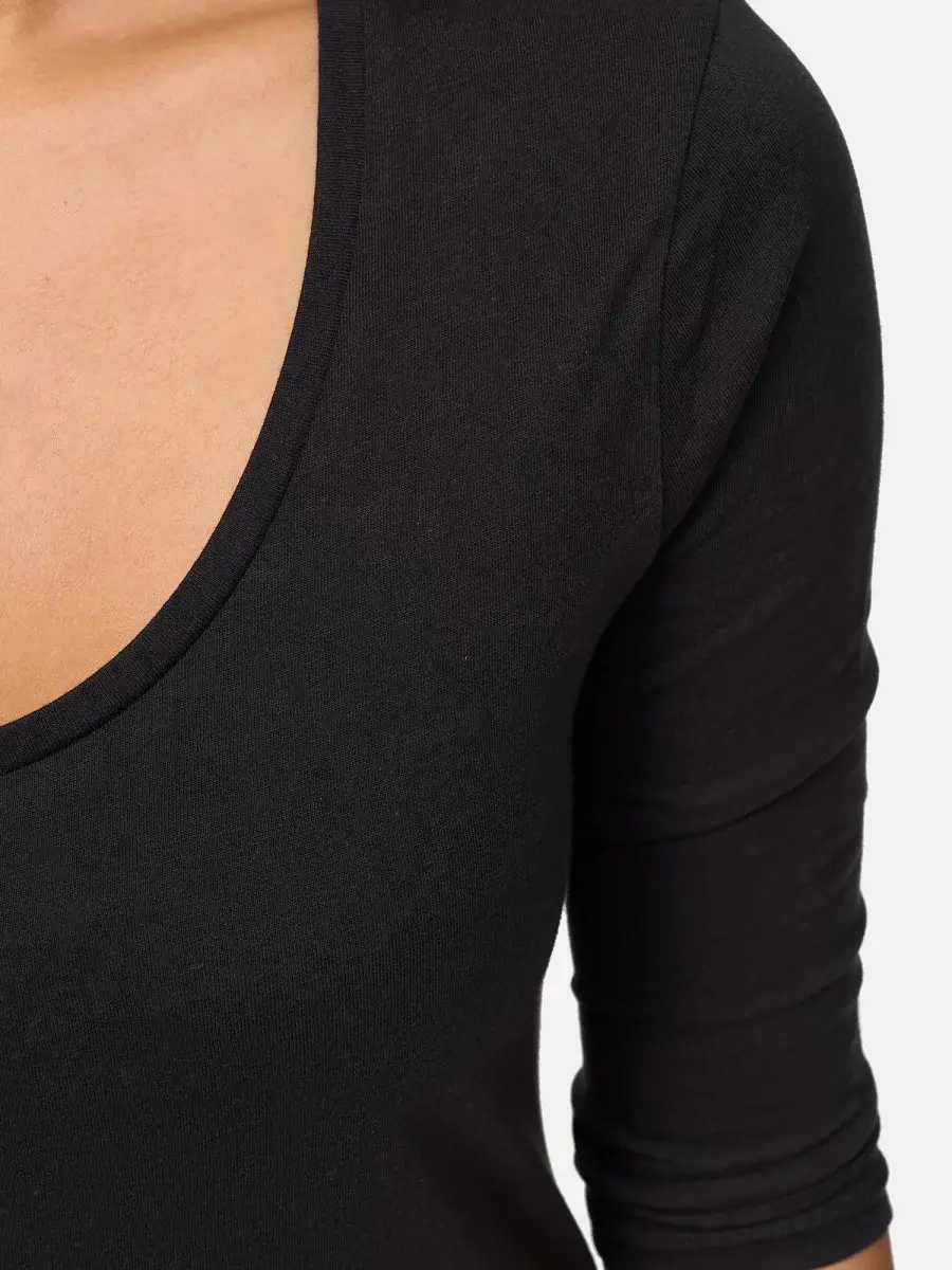 Nur Die Long-Shirt - Relax & Go - schwarz - Größe 48-50 Letzte 3 Tage