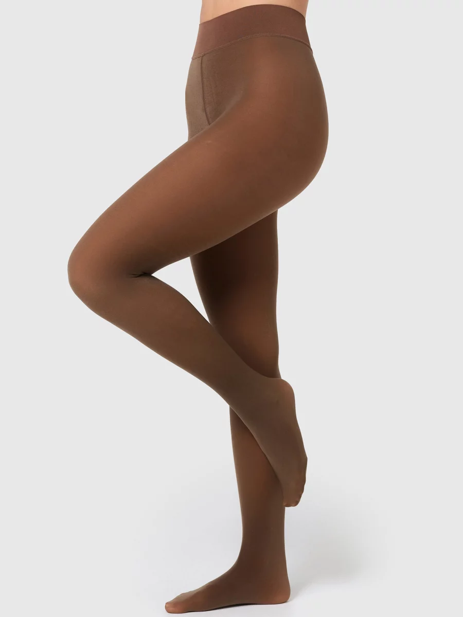 Nur Die Strumpfhose Warm & Transparent strapazierfähig 80 DEN - braun - Größe 40-44 Letzte 2 Tage