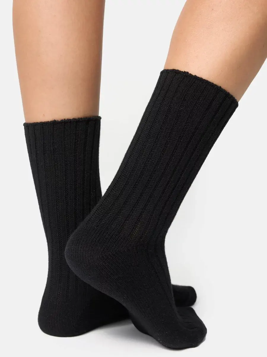 Nur Die Bambus¹ Boots Socke - schwarz - Größe 35-38 Online