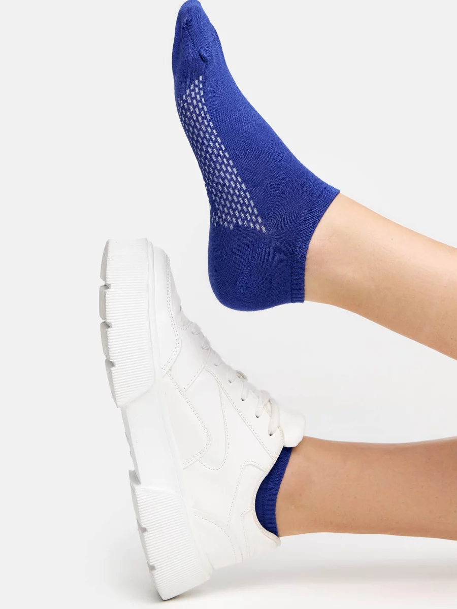 Nur Die Sneakersocke Bambus¹ - ultramarine - Größe 35-38 Outlet