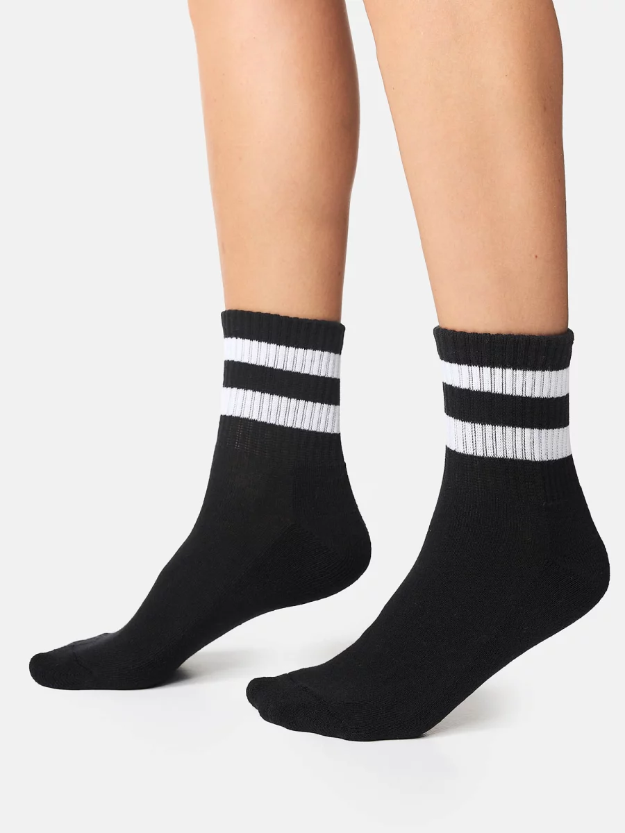 Nur Die Sport Kurzsocken 3er Pack - schwarz/grau - Größe 39-42 Hotsell