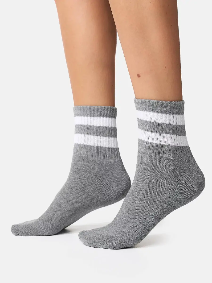 Nur Die Sport Kurzsocken 3er Pack - schwarz/grau - Größe 39-42 Hotsell