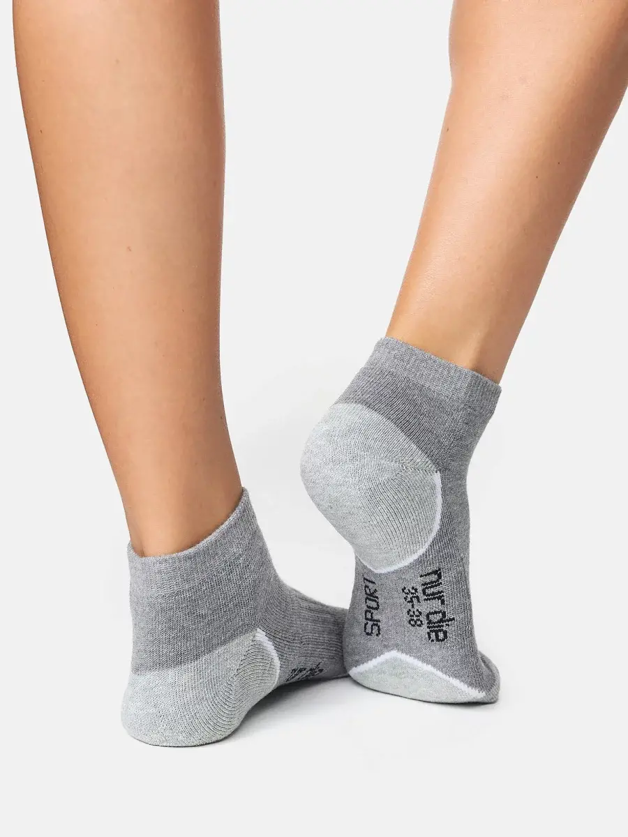 Nur Die Sport Sneaker 3er Pack - graumelange - Größe 35-38 Online Shopping