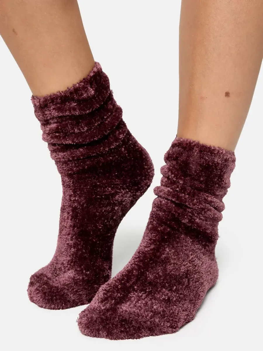 Nur Die Supersoft Socke 2.0 - bordeaux - Größe 35-38 Preisnachlass