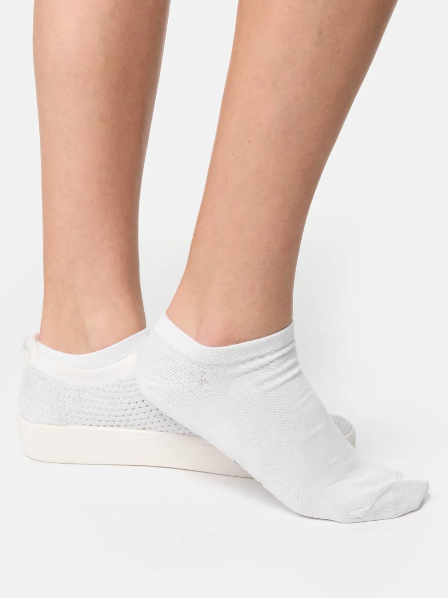 Nur Die Bio Baumwolle GOTS Sneaker 2er Pack - weiß - Größe 39-42 Black Friday