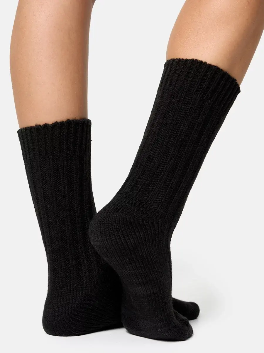 Nur Die Weich & Warm Socke - schwarz - Größe 35-38 Vatertagsangebot