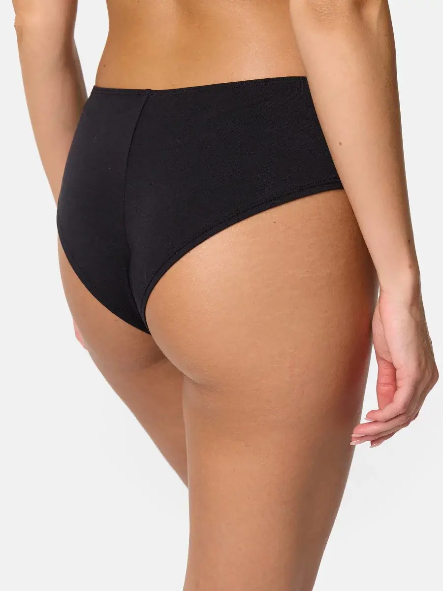 Nur Die Hipster Slip 2er Pack - schwarz - Größe 40-42 Kostenlose Rückgabe
