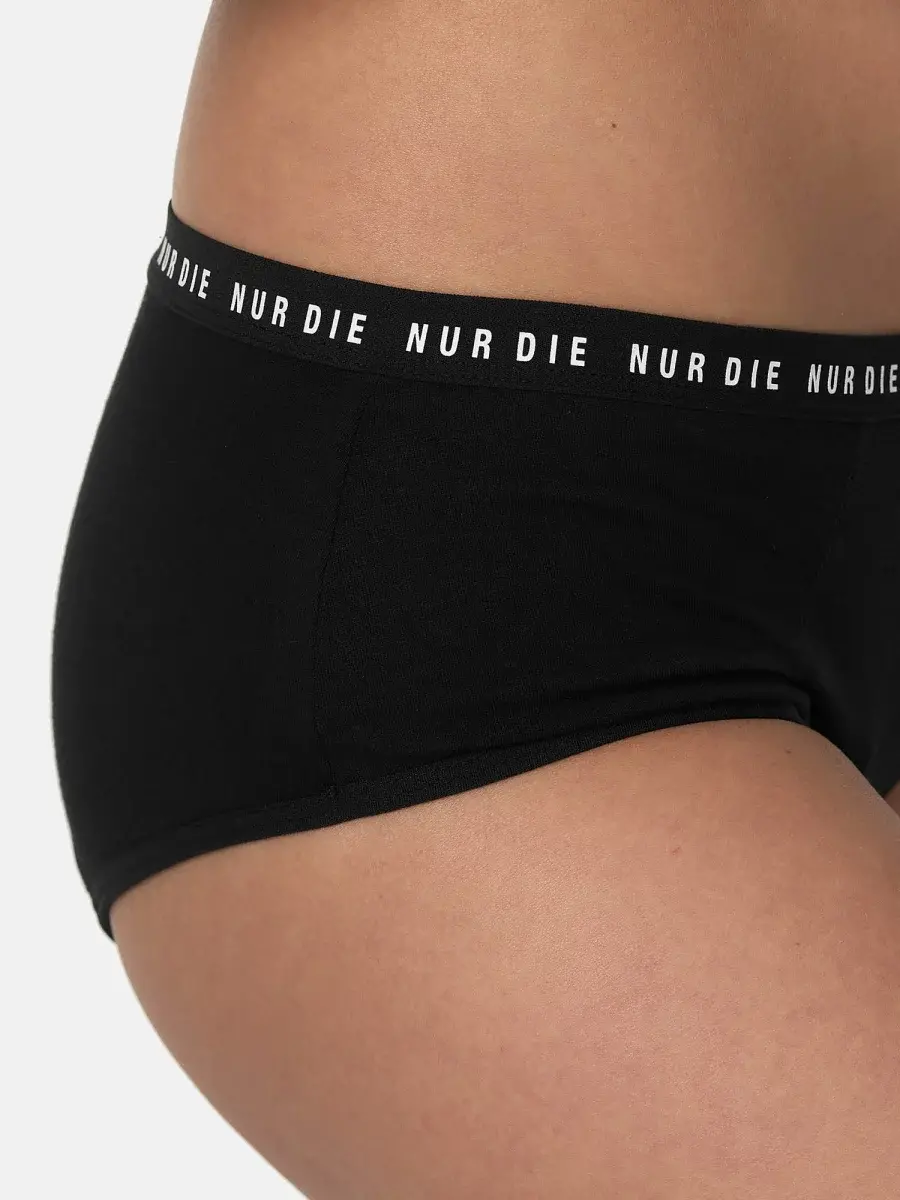 Nur Die Periodenunterwäsche Alles Geregelt Panty mittelstark - schwarz - Größe 44-46 Letzter Tag