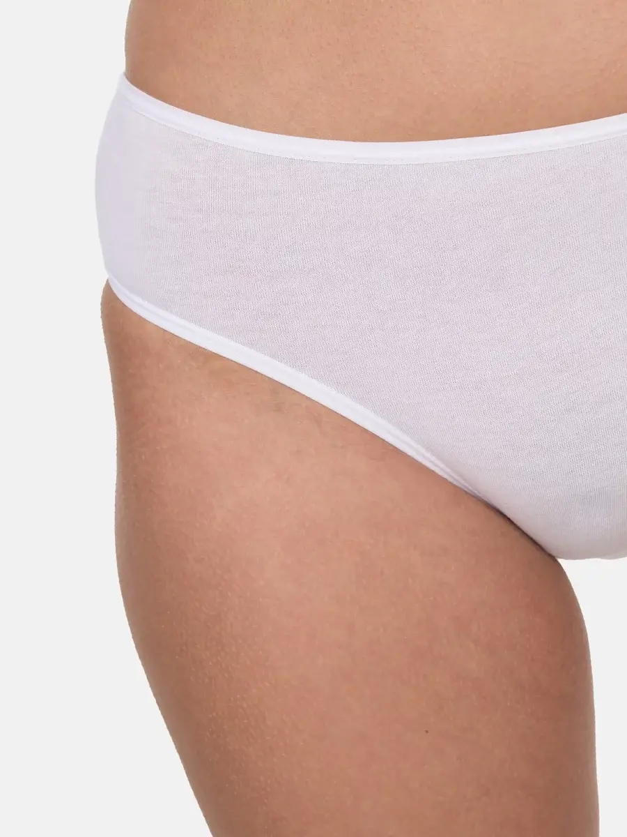 Nur Die Slip Midi 2er Pack - weiß - 40-42 Nur für heute