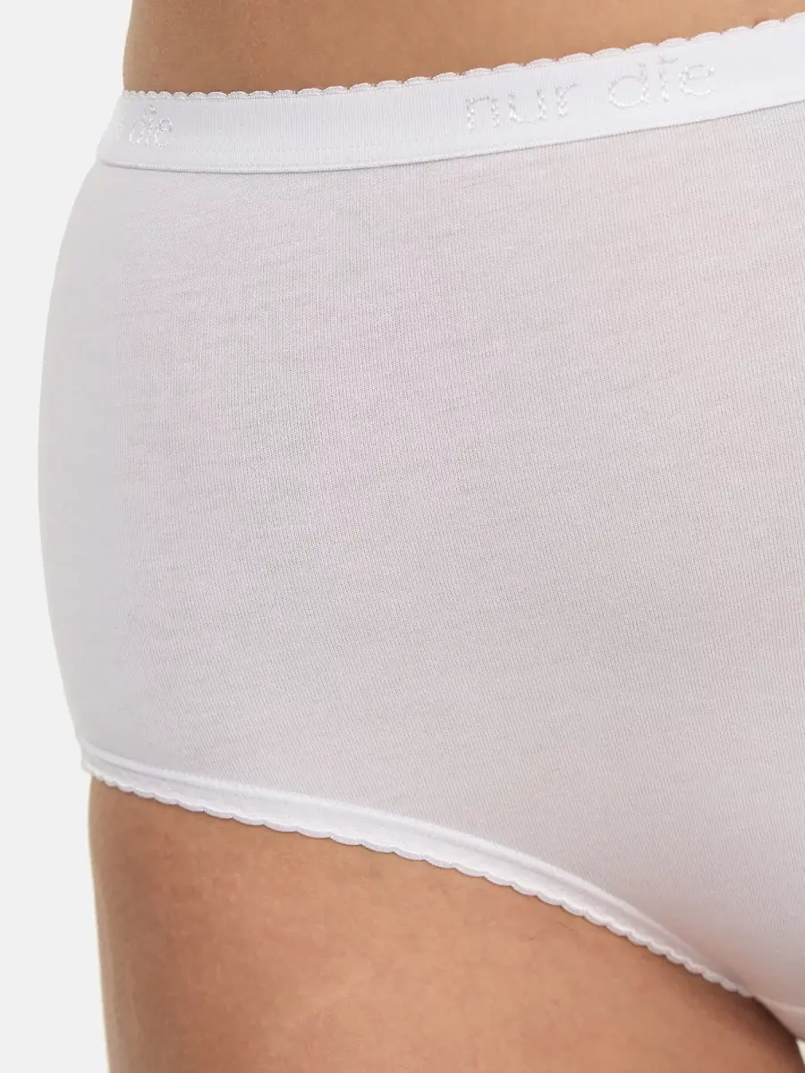 Nur Die Taillenslip Maxi Soft - weiß - 40-42 Vierteljährliche Förderung
