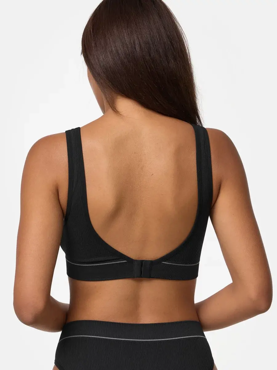 Nur Die Bustier 2-Pack Retro - schwarz - Größe 46-48 Kostenloser Versand international