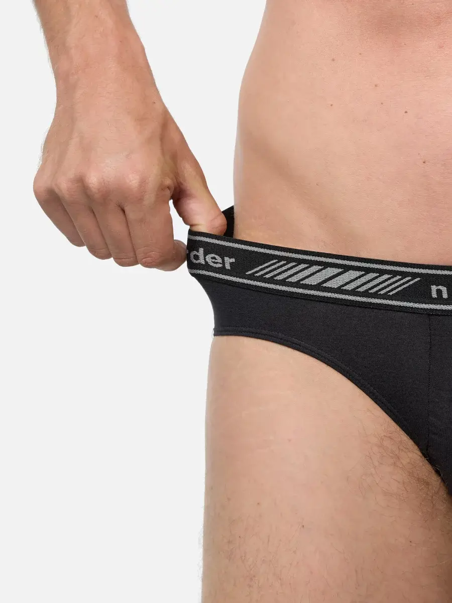 Nur Die Slip 3D-Flex Classic 2er Pack - schwarz - Größe 7 | XL | 54 Günstiger Verkauf