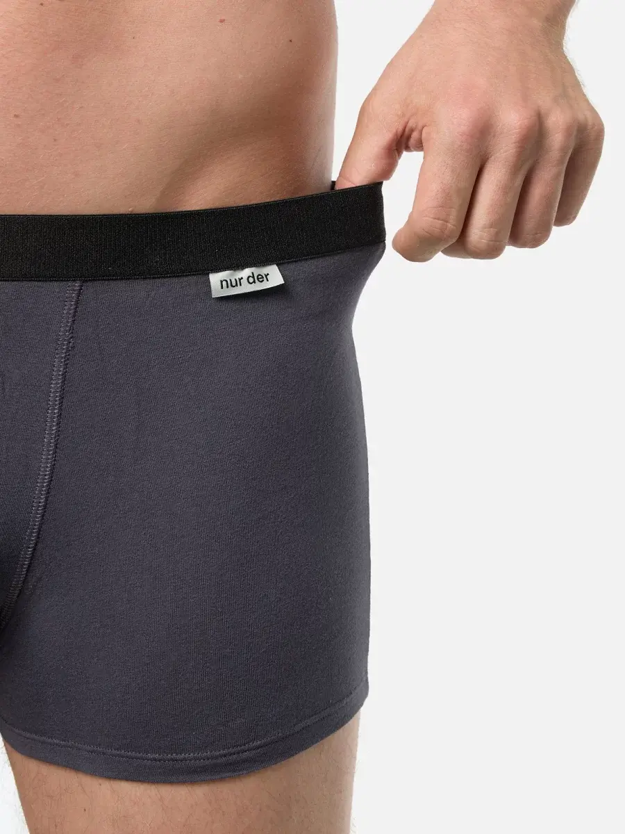 Nur Die Boxer Cotton Strech 3er Pack - navy/graumelange/grau - Größe 8 | XXL | 56 Meist gekauft
