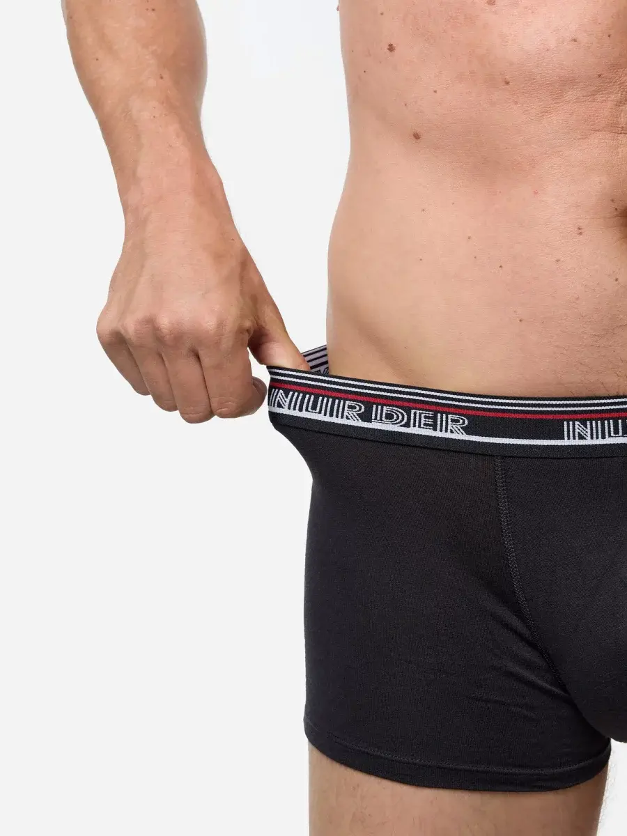 Nur Die Boxer Powerful 3er Pack - schwarz - Größe 6 | L | 52 Kostenloser Versand