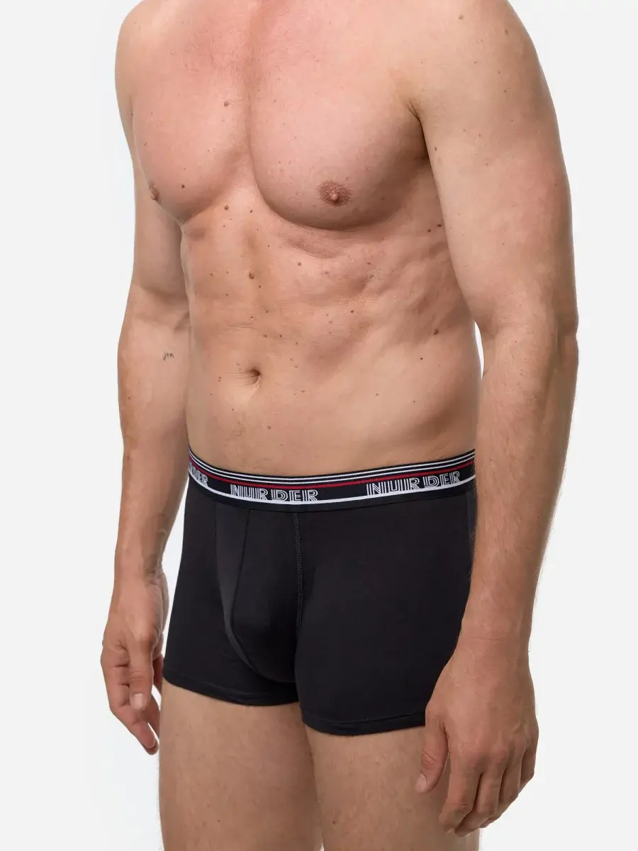 Nur Die Boxer Powerful 3er Pack - schwarz - Größe 6 | L | 52 Kostenloser Versand