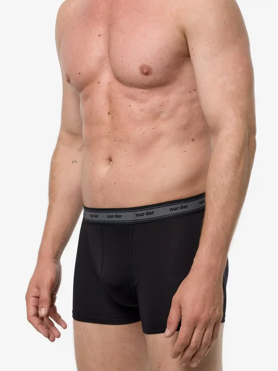 Nur Die Boxer Organic Cotton 2er Pack - schwarz - Größe 7 | XL | 54 Fabrik Onlineshop