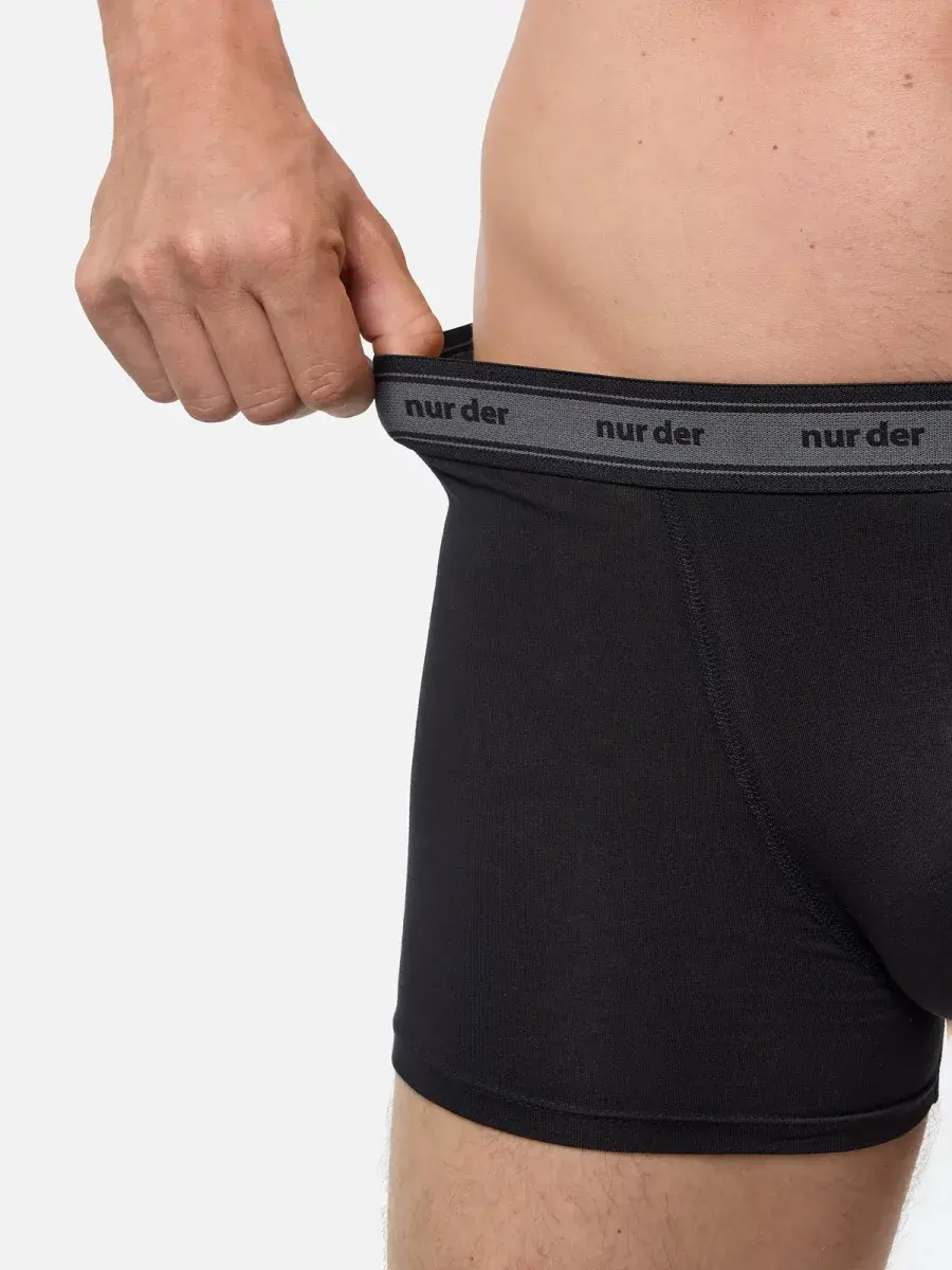 Nur Die Boxer Organic Cotton 2er Pack - schwarz - Größe 7 | XL | 54 Fabrik Onlineshop