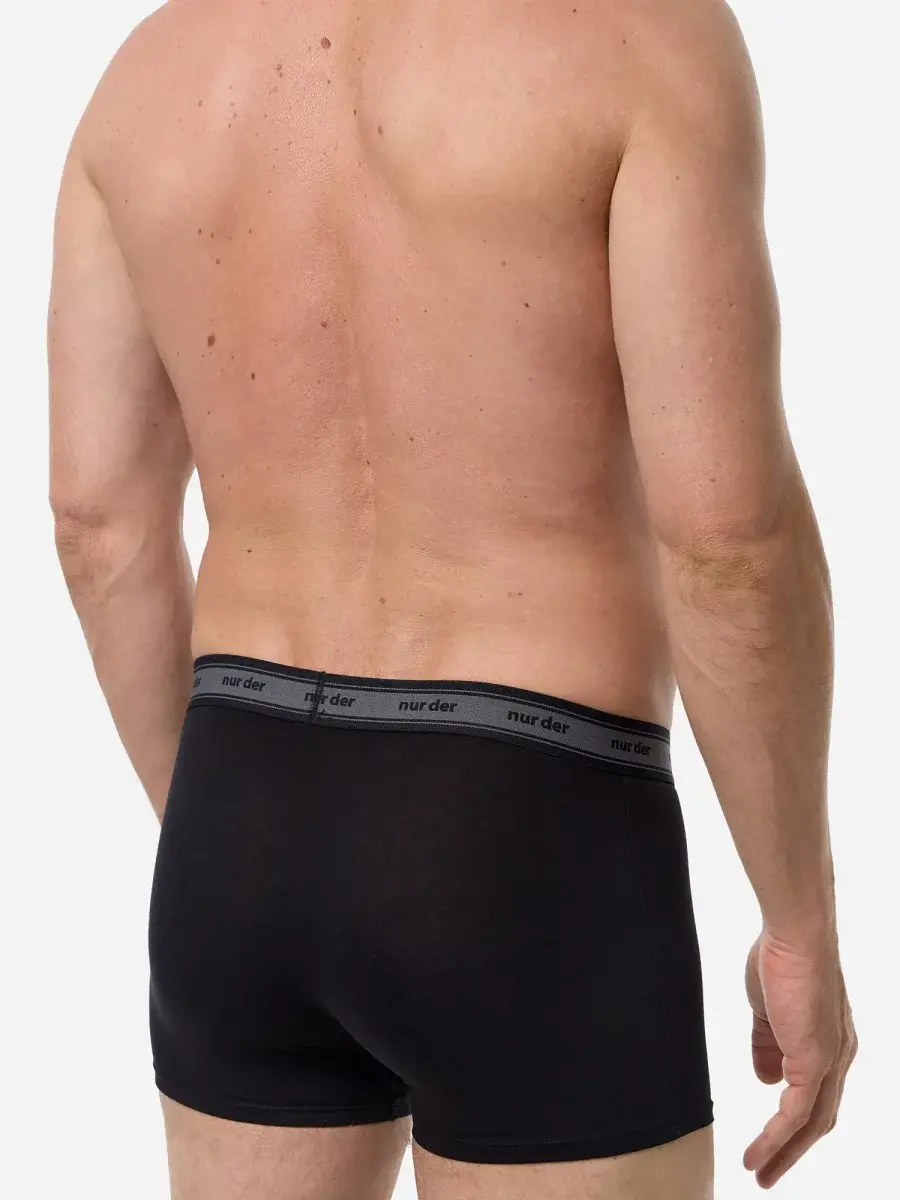 Nur Die Boxer Organic Cotton 2er Pack - schwarz - Größe 7 | XL | 54 Fabrik Onlineshop