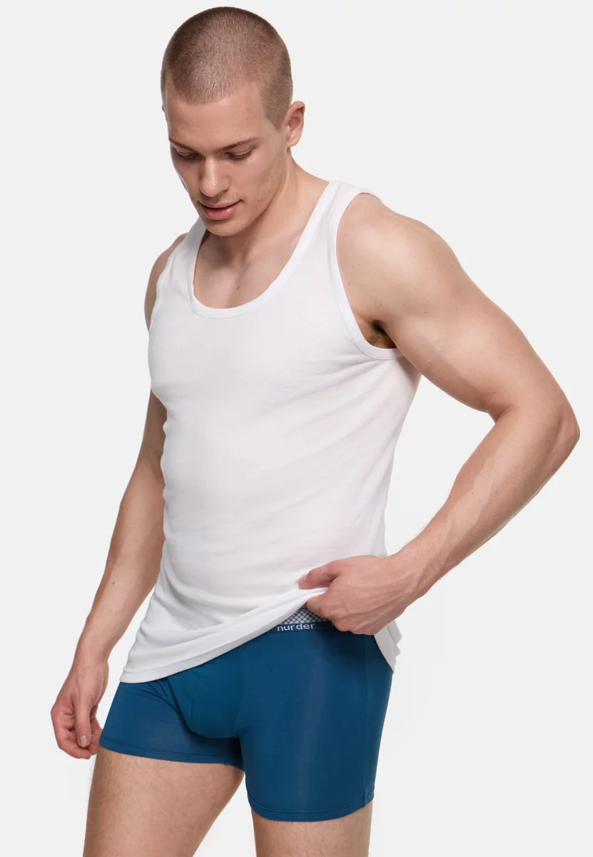 Nur Die Unterhemd 2-Pack - weiß - Größe 6 | L | 52 Großer Ausverkauf