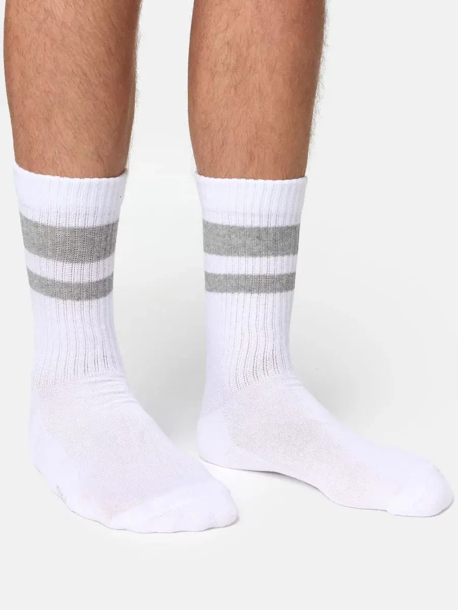 Nur Die Sport Socken 3er Pack - weiß/grau/schwarz - Größe 39-42 Top Angebot