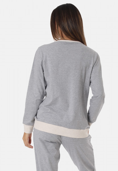 Sassamode Shirt CASUAL COMFORT MELANGE Top Angebot