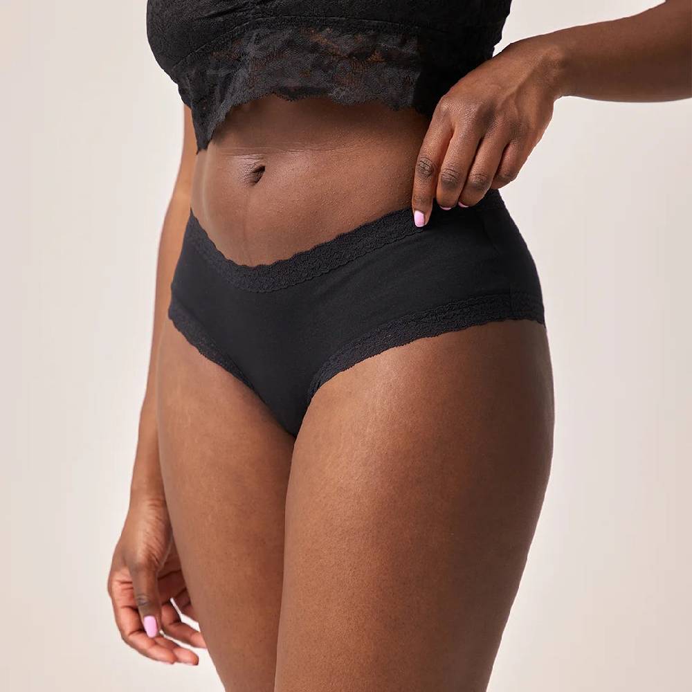 Snocks Hipster Panties mit Spitze aus Bio-Baumwolle Weihnachtsangebot