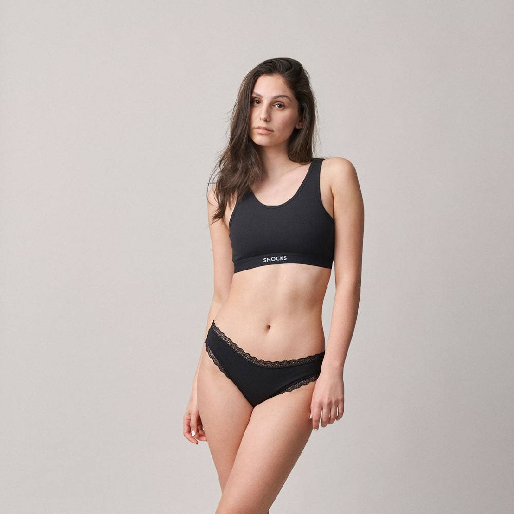 Snocks Tangas mit Spitze aus Bio-Baumwolle Neueste Mode