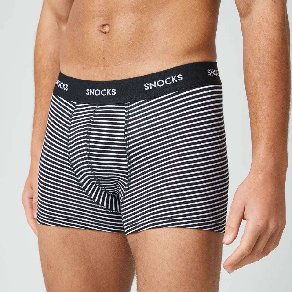 Snocks Boxershorts mit Streifen aus Bio-Baumwolle Vierteljährliche Förderung
