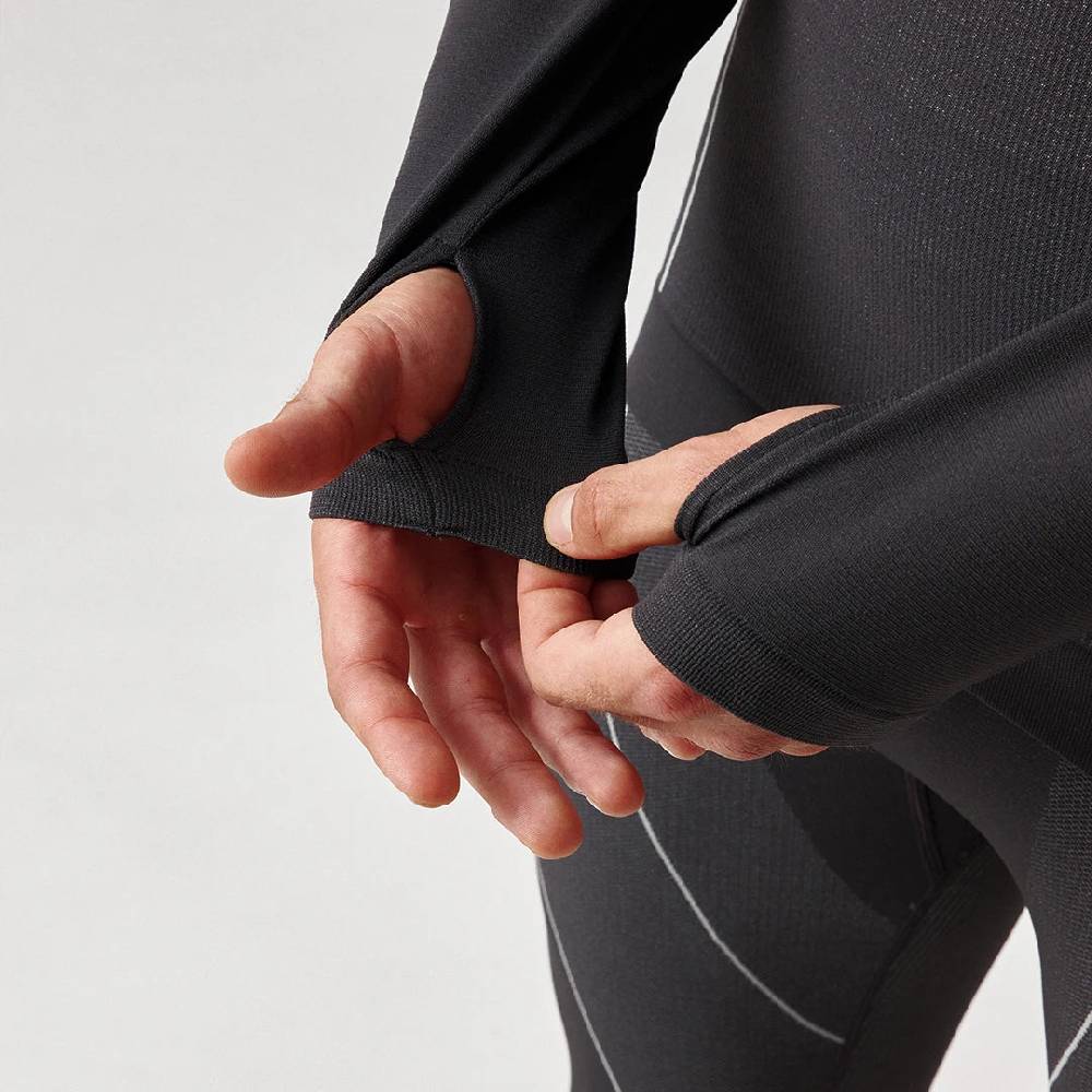 Snocks Thermounterwäsche Herren mit Daumenloch aus recyceltem Polyester Limitierter Zeitrabatt