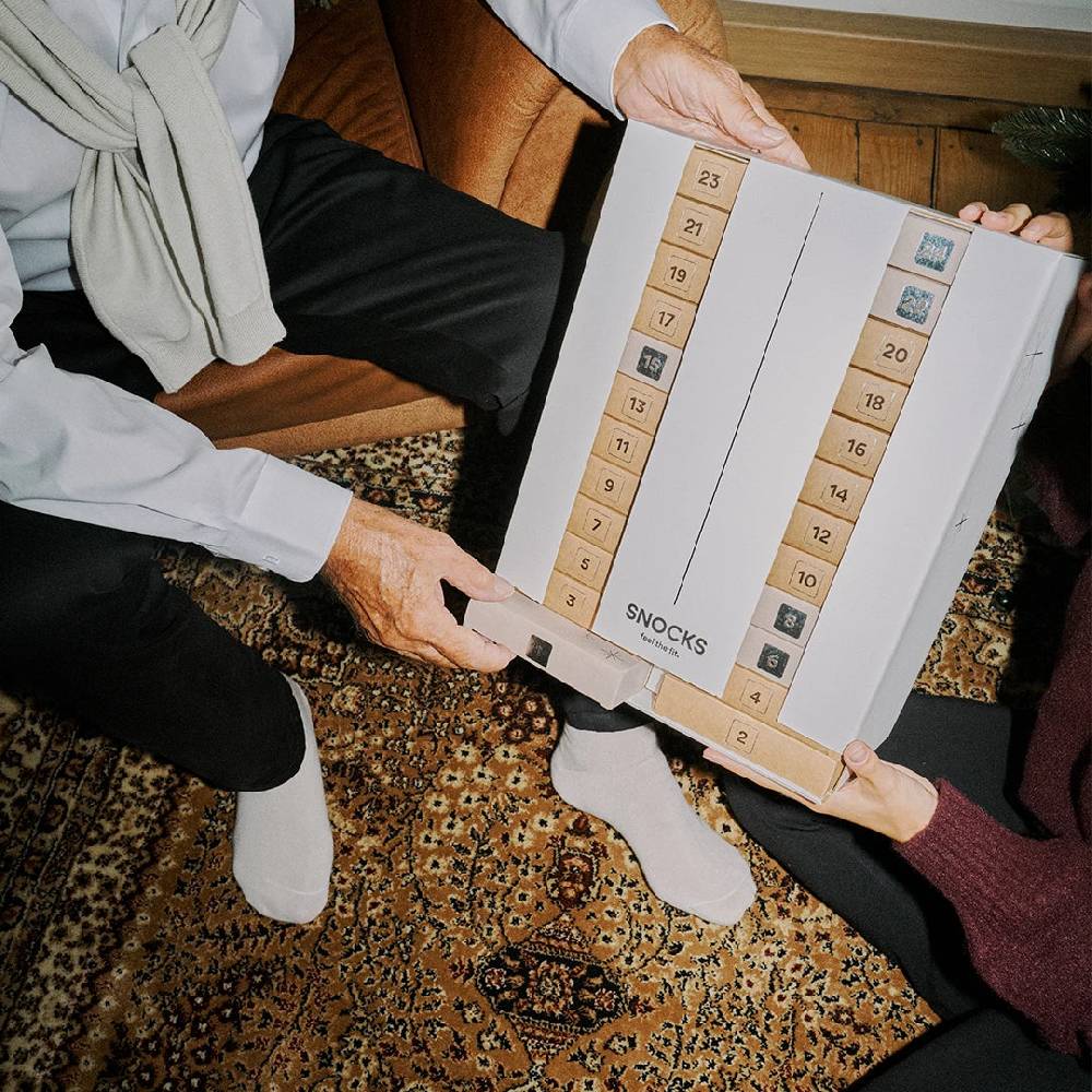 Snocks Socken Adventskalender Sonderangebot