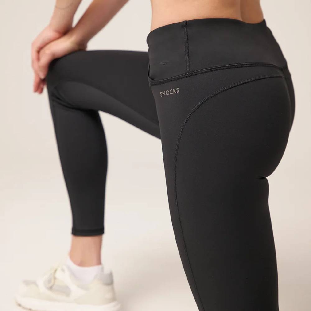 Snocks High Waist Leggings V Cross aus recyceltem Polyester Saisonale Angebote