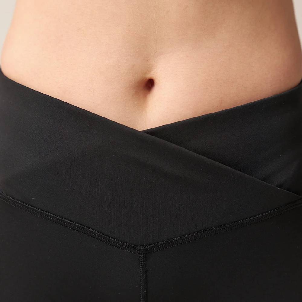 Snocks High Waist Leggings V Cross aus recyceltem Polyester Saisonale Angebote