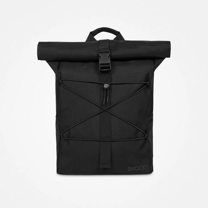 Snocks Rolltop Rucksack aus recyceltem Polyester Räumungsverkauf