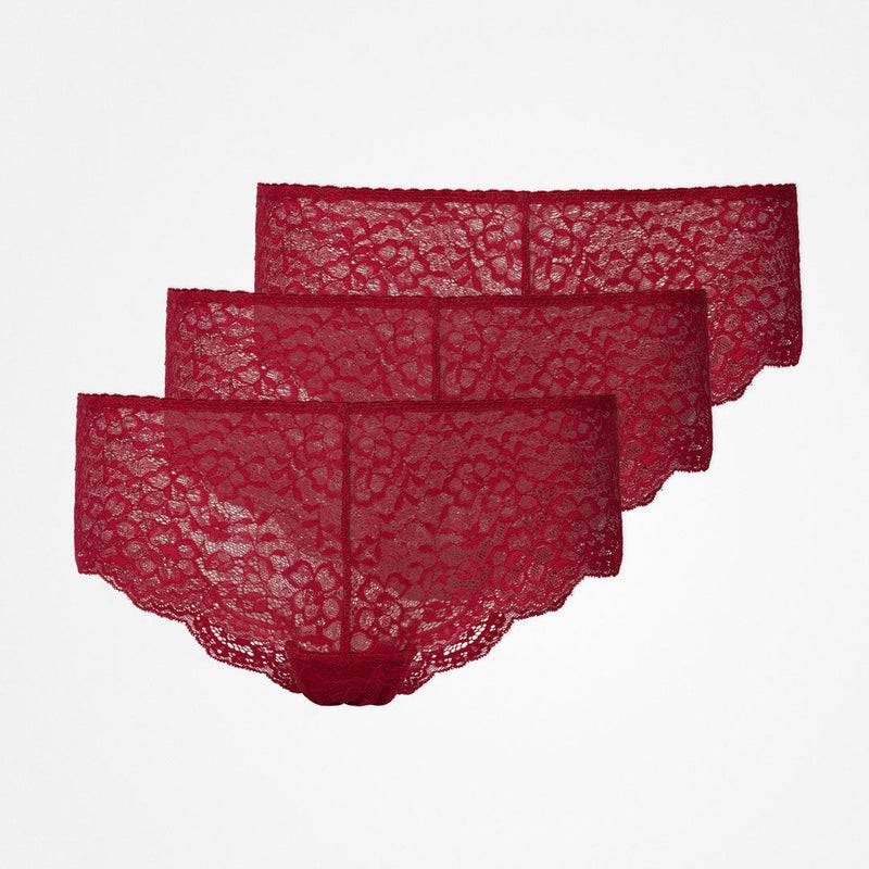 Snocks Hipster Panties aus Spitze Kauf eins, bekomm eins gratis