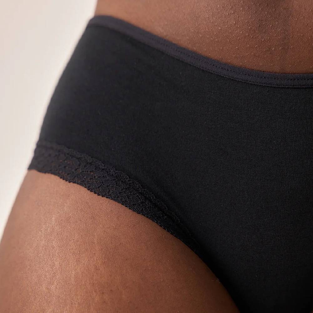 Snocks Hipster Panties mit Spitze aus Bio-Baumwolle Super Sparpreis