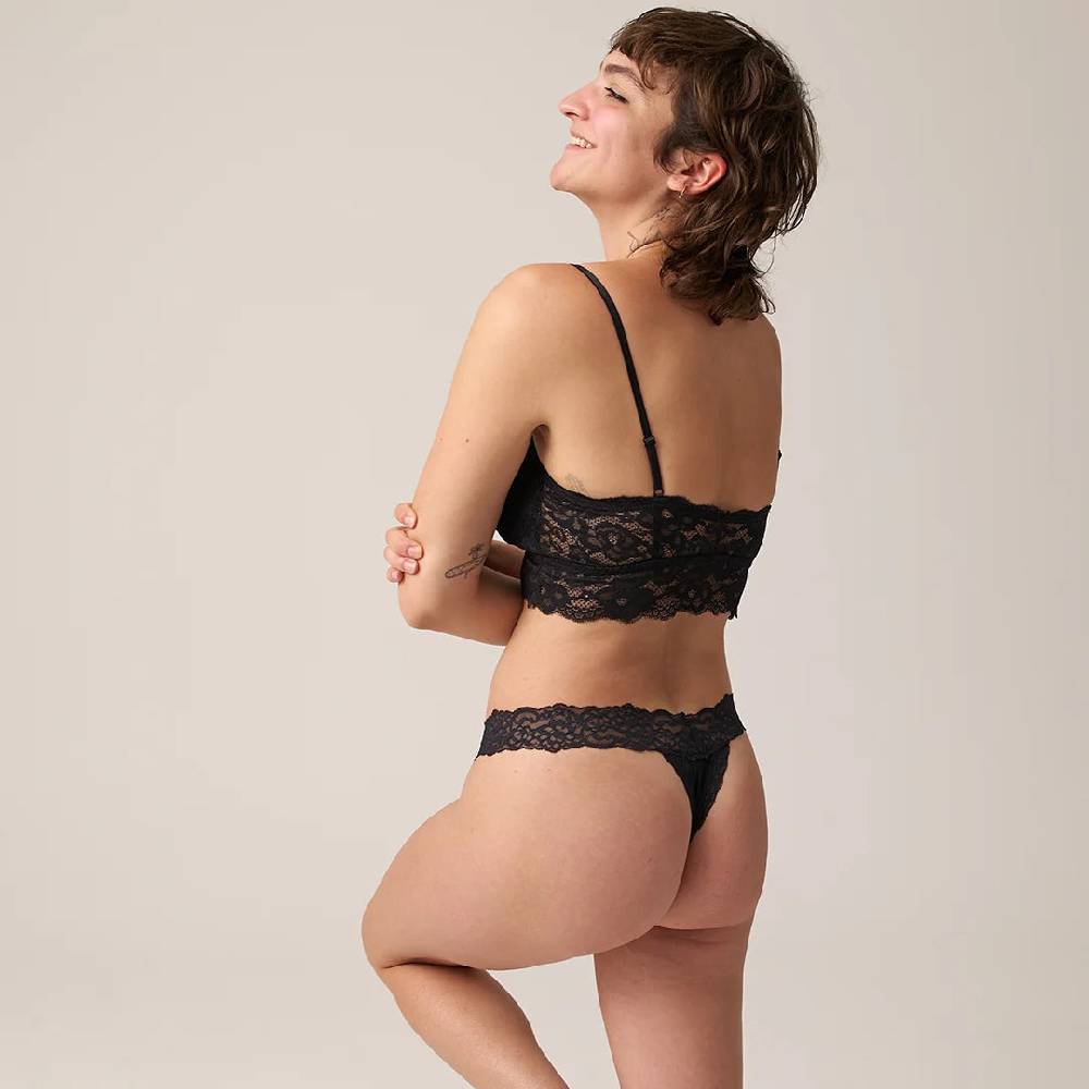 Snocks Tangas mit Spitze aus Bio-Baumwolle Fabrikladen