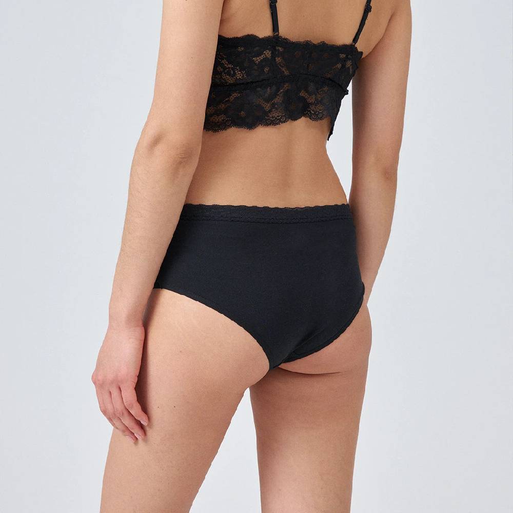 Snocks Hipster Panties mit Spitze aus Bio-Baumwolle Fabrikverkauf