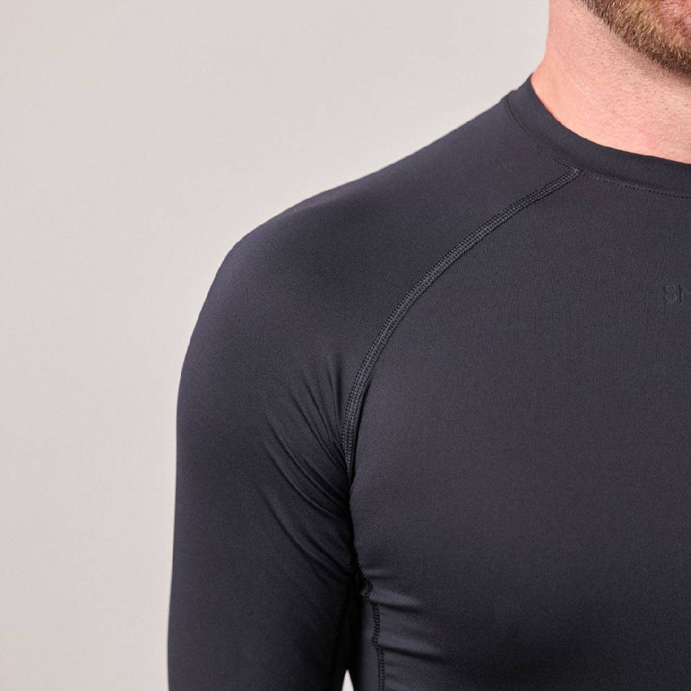 Snocks Funktionsshirt langarm Herren aus recyceltem Polyester Riesige Ersparnisse