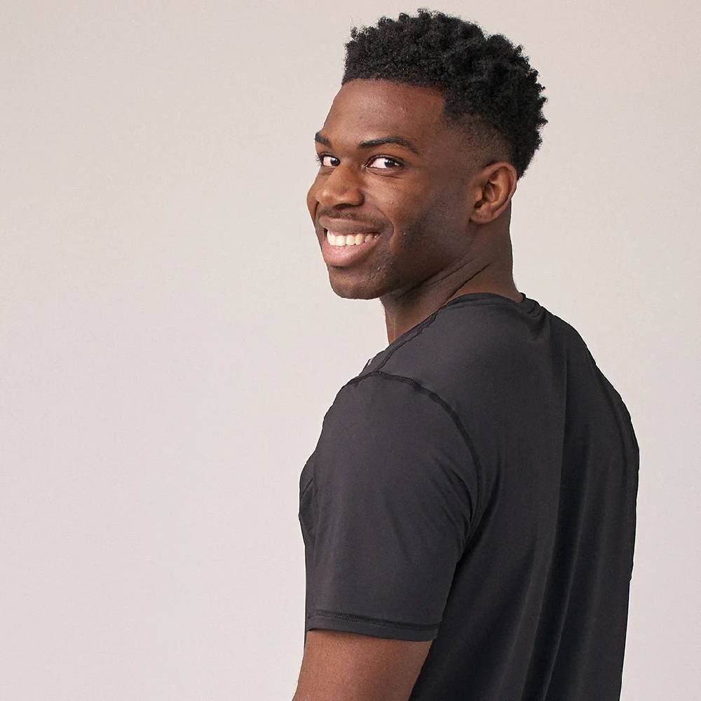Snocks Trainingsshirt mit Reflexstreifen Herren aus recyceltem Polyamid VIP-Rabatte